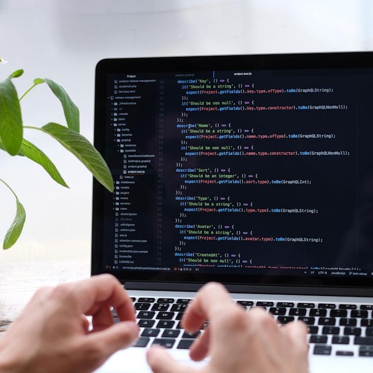 Mobile app development workflow illustrating a collaborative team environment